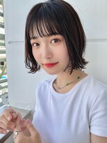 サンドシーン(sand scene)&nbsp;ボブ/インナーカラー/縮毛矯正髪質改善/ショートボブ/白髪ぼかし