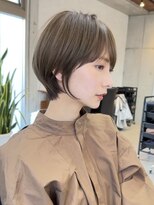 丸みショート/30代/40代/50代/ショートカット