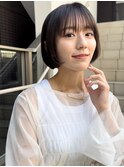 小顔顔周りカット/大人女性憧れ♪美髪ボブ/髪質改善