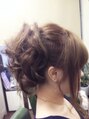 ナチュラ(Natur) ヘアアレンジも大好きです。お客様の顔がどんどん華やかに…