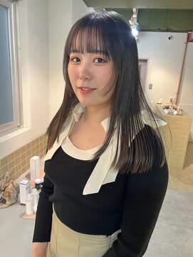 ハル ヘアスタジオ(haRu hair studio) ミディアム×顔周りレイヤー