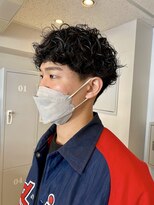 benjiメンズマッシュ×スパイラル　(パーマ)