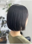 レディースショートボブカット/前髪カット/トリートメント