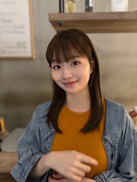 メゾンドムニ 恵比寿(Maison de MUNi) セミディシアーカラーオリーブベージュ