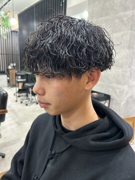 メンズ リコ(MEN'S RICO) 波巻きスパイラルメンズパーマメンズマッシュ刈り上げ【大和】