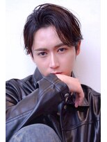 ハバナ 渋谷(HAVANA)&nbsp;束感モテるツーブロックセンターパートニュアンスパーマ