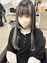 ルシア 京都四条河原町烏丸(LuciA) 【レミー100%/54cm】ビビットカラー原色シールエクステ×地雷