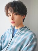 メンズ /マッシュ/パーマ/ ニュアンスパーマ/ 韓国マッシュ