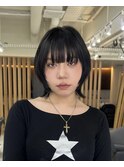 bショートレイヤーハッシュカットショートウルフミニウルフ