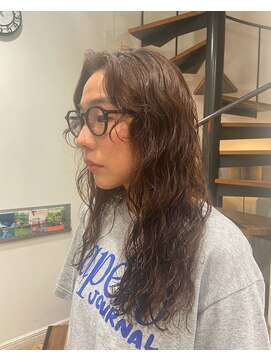 アトリエドゥーディマンシュ atelier doux dimanche ロングパーマ