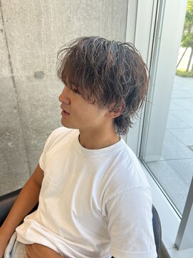 カケル(×.) 無造作マッシュウルフ/メンズパーマ