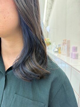 リル(re'll) 《花屋併設》色落ちまで楽しめるカラー　［酸性ストレート］