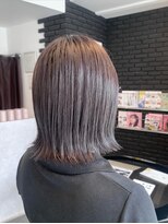 ヘアーアンドカラー ルジャルダン 葛西店(le jardin) 透明感のある落ち着いたアッシュグレージュ・切りっぱなしボブ♪