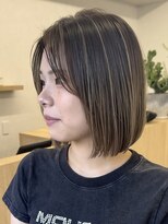 エルヘアメゾン(el. hair maison) ハイライト/白髪ぼかしハイライト/ショートボブ/ボブ/ショート