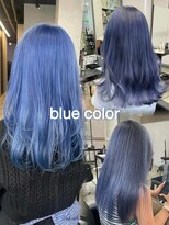 シエンゴールド(CIEN gold)&nbsp;ブルーカラー/ブリーチ/寒色カラー#浜松駅#カラー#ブリーチ