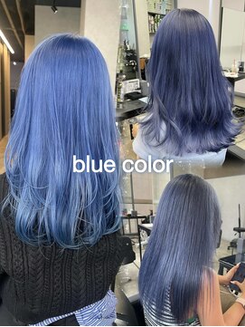 シエンゴールド(CIEN gold) ブルーカラー/ブリーチ/寒色カラー#浜松駅#カラー#ブリーチ
