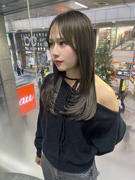 シキサロン 仙台(siki.salon) 韓国風レイヤーカット［髪質改善メテオ酸熱トリートメント］