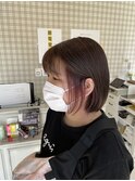 ボブ×インナーカラー