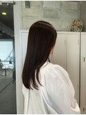 縮毛矯正× ブラウンカラー