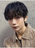 韓国シャドウパーマダウンパーマルーズショートカルマパーマ