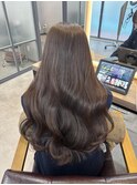 ショコラグレージュ/ブリーチなしダブルカラー