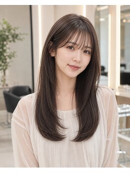 ジゼル 宗像(GiseL)の写真/顔周りレイヤーカットで理想へ。骨格矯正で叶える小顔カットで変身しましょう☆