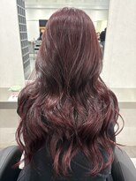 ナンバー ジェミカ 札幌(N° jemica)&nbsp;ワインレッド×レイヤーカット