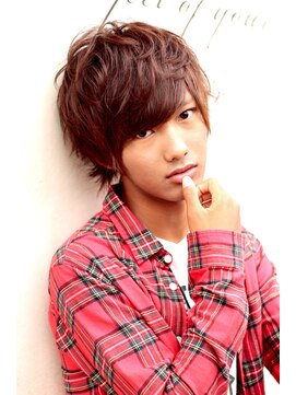 エイミーバイアフロート(amie by afloat) ツーブロック無し!ウザ可愛い長めバングマッシュ