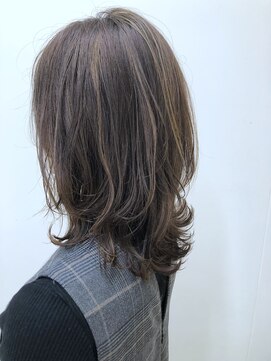 ヘアーポケット リタ(HAIR POCKET ritta) くびれロブ × ハイライト