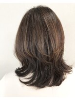 ウノプリール 茶屋町店(unopulir)&nbsp;【unolog藤波】大人ミディ×レイヤースタイル×ブラウンカラー