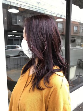 ノア(noa.) 「明るい白髪染め」ピンクバイオレットグレイカラー