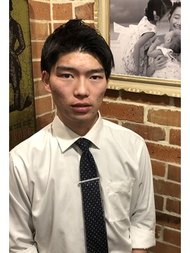 ヒロギンザ 浜松町店(HIRO GINZA) アップバングショート《理容室/メンズ/浜松町》