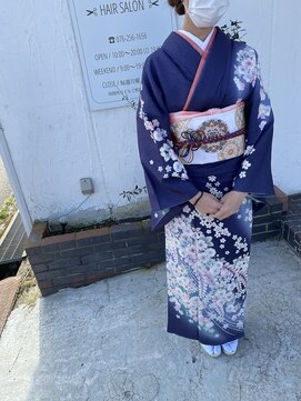 エルモ(ELMO) 着付け　ヘアアレンジ