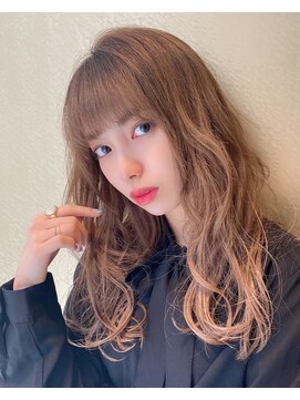 ロンドジェネルーズ 柏(Lond generous) 【lond高嶋優】ゆるふわウェーブミックス/ミルクティーベージュ