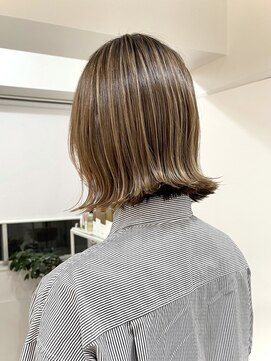 グラフ 蔵前(GRAFF) 大人可愛い20代30代ハイライト_外ハネボブ【GRAFF蔵前】