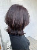 [OCEAN Hair&Life藤原純] ラベンダーグレージュ×くびれボブ☆
