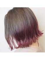 アンスールミミ 南草津店(Ansur mimi)&nbsp;裾カラー×ピンク