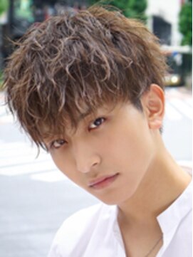 ゴールド 京都(GOALD) #ショートVマッシュ×ツイストスパイラルパーマ アップバング