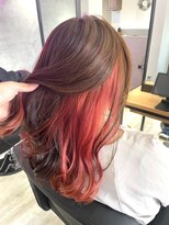 ラッキーヘア 加古川(Lucky Hair)&nbsp;バーミリオンインナーカラー【カドワキ】