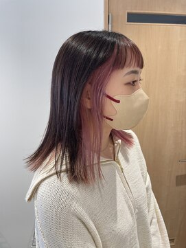 グリーン 町田(green) インナーピンク/プツっとライン/オン眉