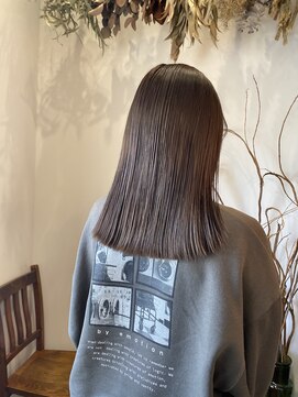 イング(ing) lavender gray × line