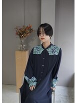 ヘアーラウンジ エゴ(Hair Lounge EGO) ストレートショートでモードヘアに　武蔵新城