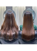 【縮毛矯正】髪質改善艶髪ストレートエステ　大人の艶髪◎