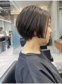 乾かしてまとまる大人可愛いショートボブ◎蔵前
