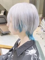 デイズ(days)&nbsp;DAYS　ホワイトカラーデザインカラーインナーカラーブルーカラー