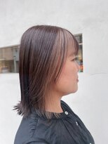 カフカ 亀有(KAfKA)&nbsp;フェイスフレーミング/ミルクティベージュ/外ハネ