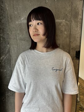 ハマモト 顔まわりデザイン。