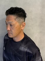 ソアー 新大阪(SOAR)&nbsp;オールバック無造作ツーブロックニュアンスパーマ【新大阪】