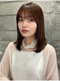 イメチェン前髪小顔こなれミディ_銀座