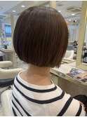 ナチュラルボブ 前下がりボブ 刈り上げショート30代40代50代60代